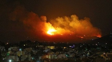 В Турции из-за лесных пожаров эвакуируют население Анталии
