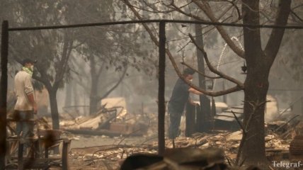 Пожар в Калифорнии: много пропавших без вести 