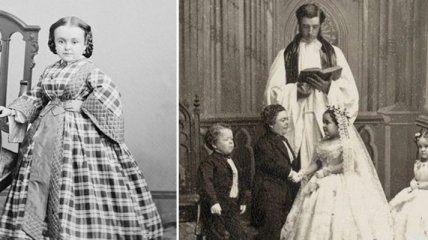 Раритетные снимки жизни богатых лилипутов 19 века (Фото)