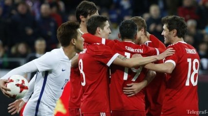 Два автогола за две минуты в матче Россия - Южная Корея (Видео)