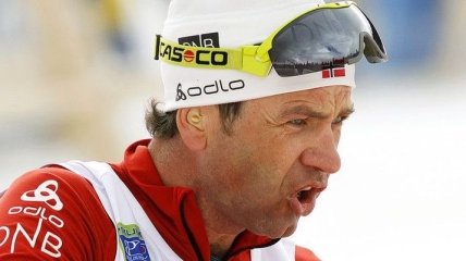 40-летний Бьорндален отстал от лидера Ферри на 17 секунд