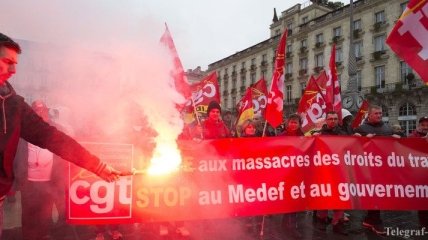 В Франции прошла массовая демонстрация против трудовой реформы