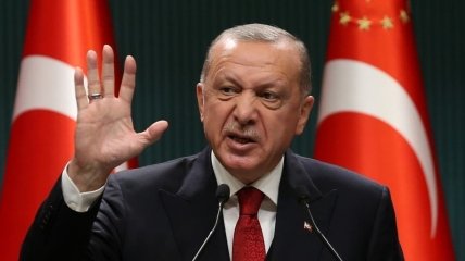 Турецький лідер  Реджеп Ердоган