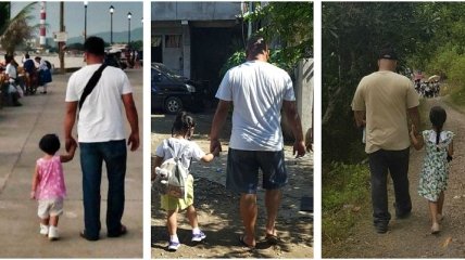 Филиппинка четыре года тайно фотографировала мужа с дочкой (Фото)
