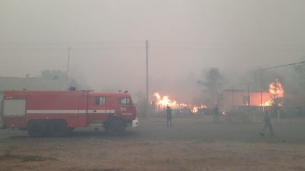 Озвучены ключевые версии возникновения пожаров на Луганщине