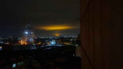 Киев в ночь на первое января