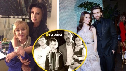 Актриса Анастасія Заворотнюк зі своєю родиною