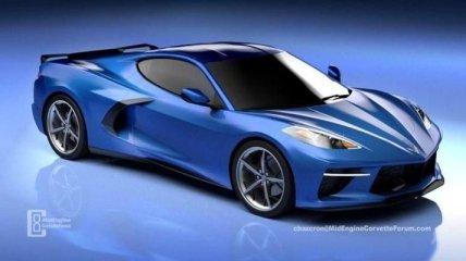 В сети появились изображение нового поколения купе Corvette (Видео)