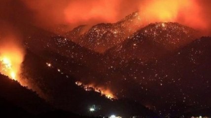 Як у фільмі жахів: в мережі опублікували відео з вогнища пожеж в Туреччині