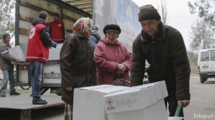 МККК направил гумпомощь на неподконтрольную территорию Донбасса
