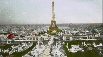 Раскрашенные кадры с Всемирной выставки 1900 года в Париже (Фото)