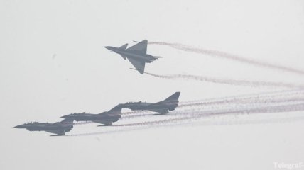 Китай начал учения ВВС