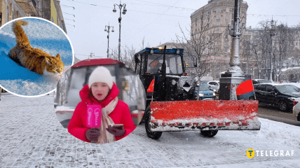 Снег в Киеве