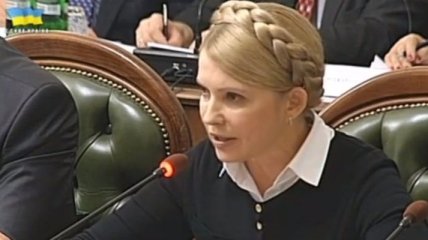 Тимошенко выступает за третью волну санкций против Росии