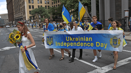 День Независимости Украины отмечают во многих городах мира