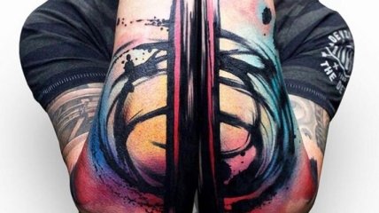 Красочные абстрактные татуировки, которые слишком творческие, чтобы их понять (Фото)