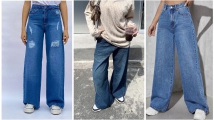 Как выглядеть стильно в джинсах-клёш