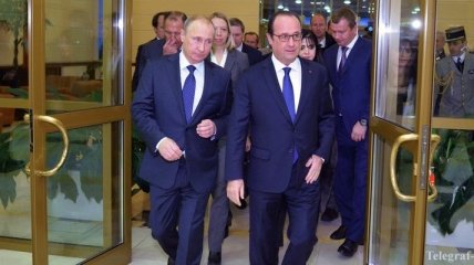 СМИ: Олланд и Путин проведут переговоры в Ереване