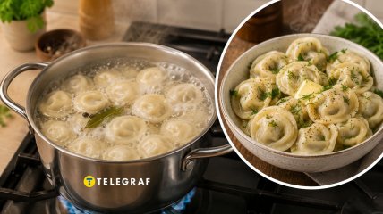 Сваренные пельмени