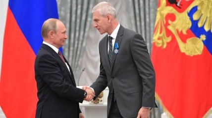 Владимир Путин и Олег Матыцин