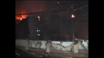 В Харькове сгорело кафе