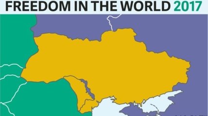 Во Freedom House объяснили карту Украины без Крыма