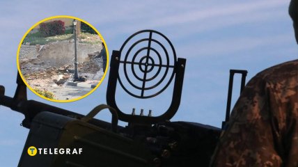 Последствия удара иранского дрона по ОАЭ, украинский военный