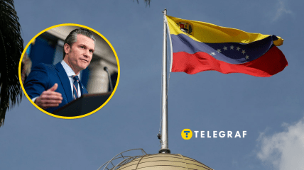 Піт Гегсет та прапор Венесуели