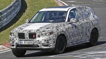 BMW тестирует обновленный X3 