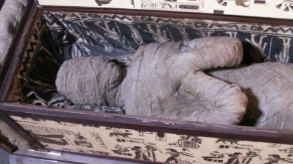 Ученые: в черепе египетской мумии обнаружены куски грязи 