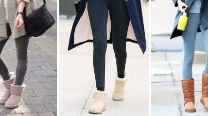 С чем носить угги осенью и зимой готовые образы от модных блогеров