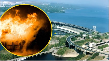 Подрыв дамбы Киевской ГЭС