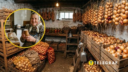 Запасы лука на зиму