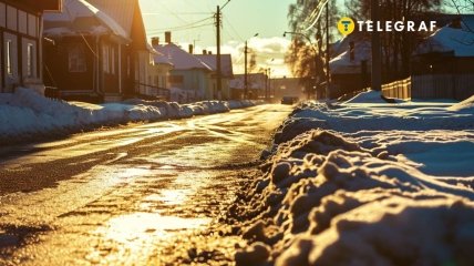 В последнее время зима в Украине становится все теплее (фото создано с помощью ИИ)