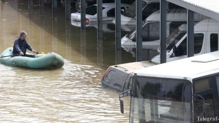 Ливень вызвал сильное наводнения в Тбилиси