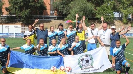 Украинские студентки выиграли "бронзу" чемпионата Европы по футболу