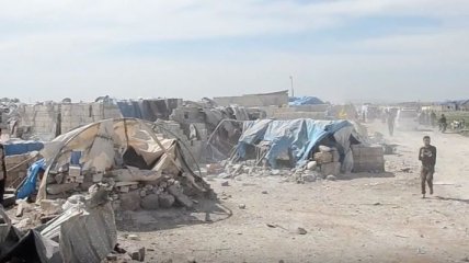 В Идлибе разбомбили лагерь беженцев, есть жертвы