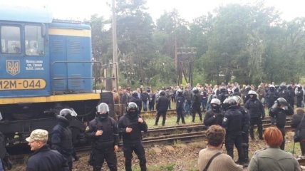Блокада вагонов с углем: задержано 28 участников акции