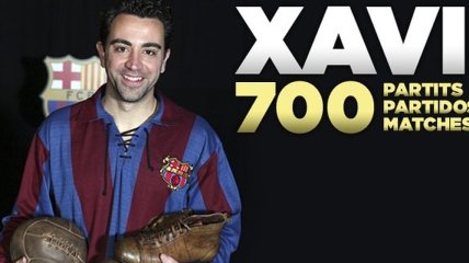 "Барселона" и Хави: 700 матчей вместе (Видео)