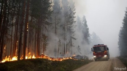ЕС предоставил помощь Швеции для борьбы с пожарами