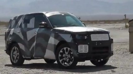 Первое шпионское видео нового Range Rover Sport