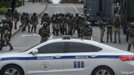 Протесты в Минске: в МВД сообщили о 125 задержанных 