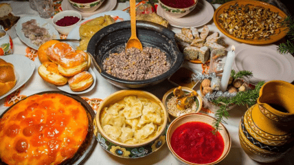 Стіл на Святвечір