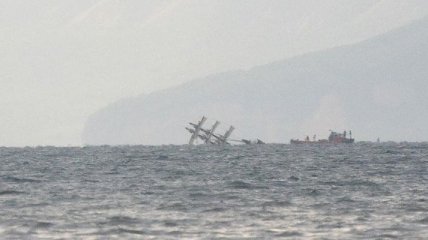 В Турции затонуло туристическое судно (Видео)