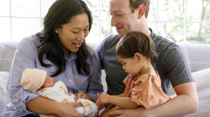 У основателя Facebook Марка Цукерберга родился второй ребенок