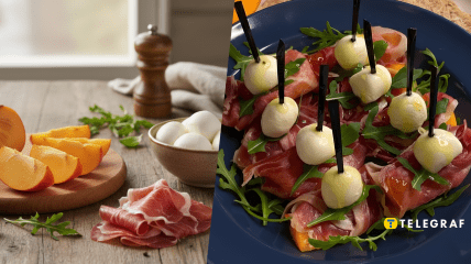 Пикантные канапе с хамоном и хурмой: идеальная закуска на шпажках к Новому году (видео)