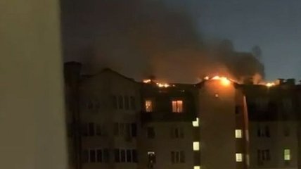 Появилось видео последствий страшного пожара в новостройке под Киевом