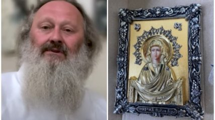 Отец Павел говорит, что ввозил иконы, а не вывозил
