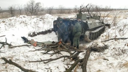 Российские боевики 14 февраля ранили трех бойцов ВСУ