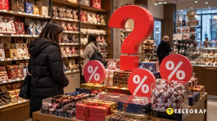 В фирменных магазинах Roshen действуют скидки на шоколад